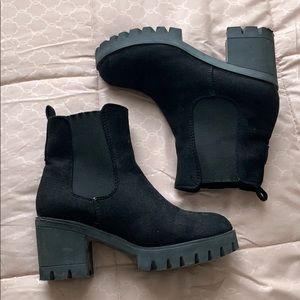 Boots faux suede